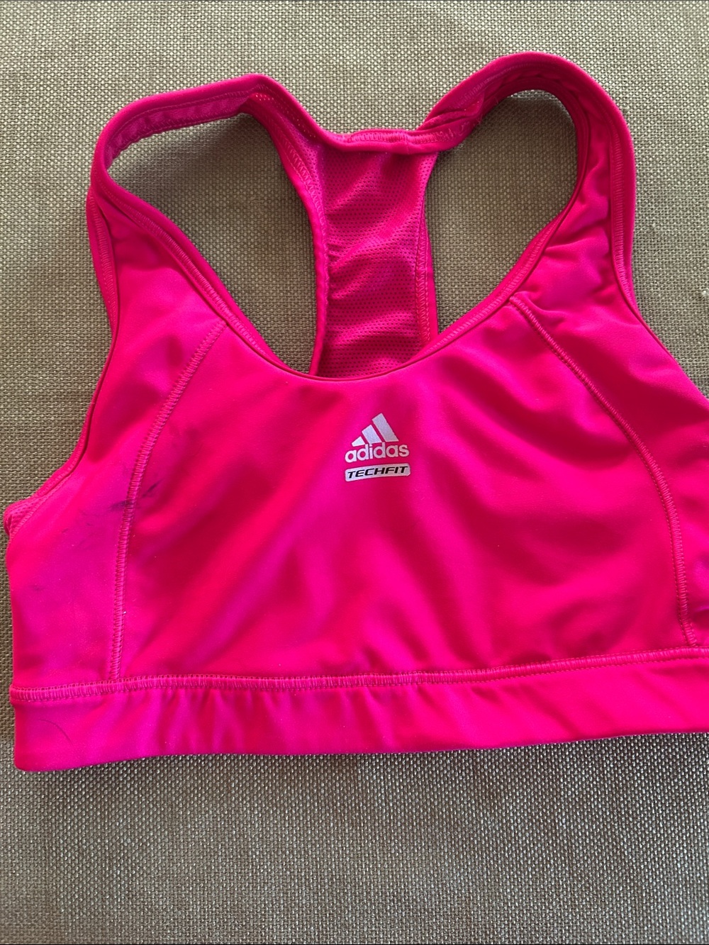 adidas Hot Pink Racerback Sport Bra
